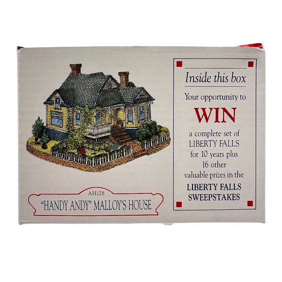Liberty Falls HANDY ANDY MALLOYS Village HOUSE AH128 Americana Collection NEW - Picture 1 of 9